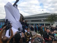 Monument to Azerbaijan’s National Hero Albert Agarunov opens in Baku (PHOTO)