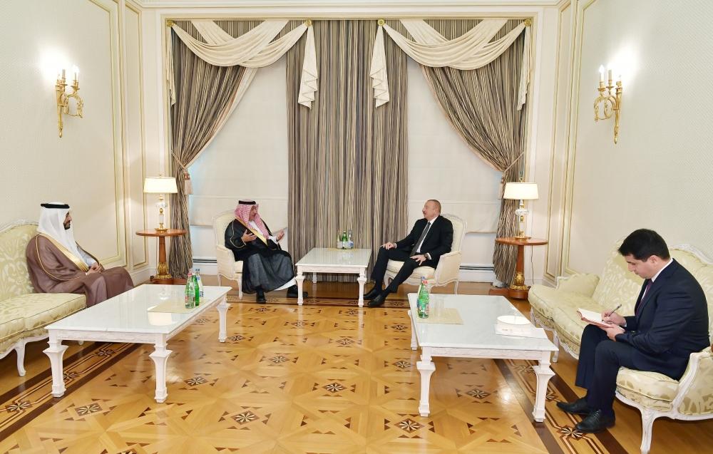 President Aliyev receives founding Secretary General of King Abdullah bin Abdul Aziz International Center for Interreligious and Intercultural Dialogue (PHOTO)