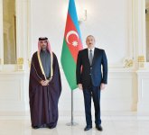 President Ilham Aliyev receives credentials of incoming Qatari ambassador (PHOTO)