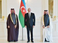 President Ilham Aliyev receives credentials of incoming Qatari ambassador (PHOTO)
