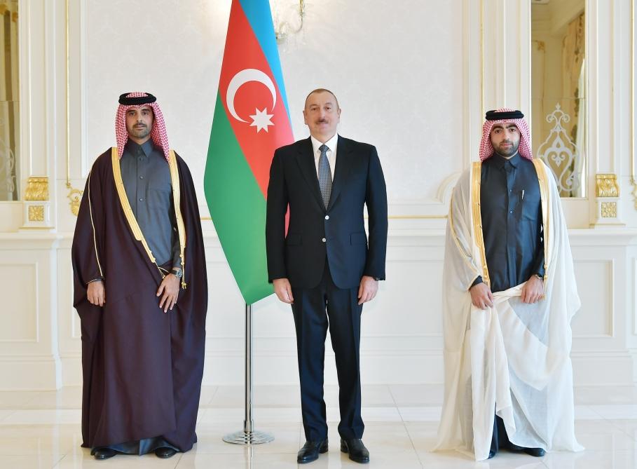 President Ilham Aliyev receives credentials of incoming Qatari ambassador (PHOTO)