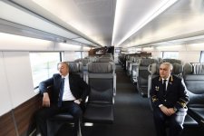 President Ilham Aliyev inaugurates Pirshaghi railway Station (PHOTO)