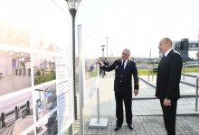 President Ilham Aliyev inaugurates Pirshaghi railway Station (PHOTO)