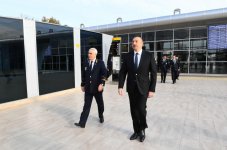 President Ilham Aliyev inaugurates Pirshaghi railway Station (PHOTO)