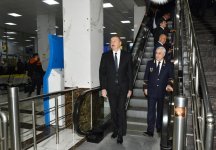 President Ilham Aliyev inaugurates Pirshaghi railway Station (PHOTO)