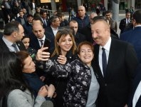 President Ilham Aliyev inaugurates Pirshaghi railway Station (PHOTO)