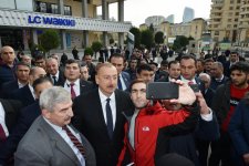 President Ilham Aliyev inaugurates Pirshaghi railway Station (PHOTO)