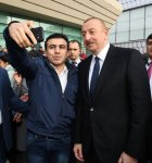 President Ilham Aliyev inaugurates Pirshaghi railway Station (PHOTO)