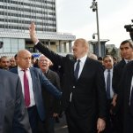 President Ilham Aliyev inaugurates Pirshaghi railway Station (PHOTO)
