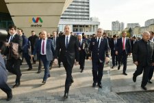 President Ilham Aliyev inaugurates Pirshaghi railway Station (PHOTO)