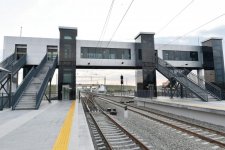 President Ilham Aliyev inaugurates Pirshaghi railway Station (PHOTO)