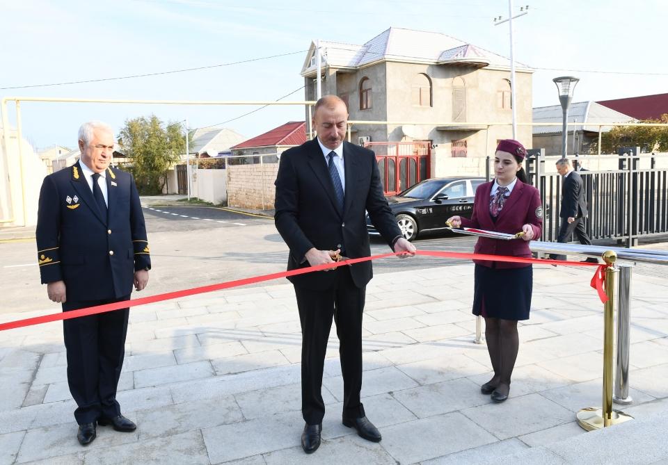 President Ilham Aliyev inaugurates Pirshaghi railway Station (PHOTO)