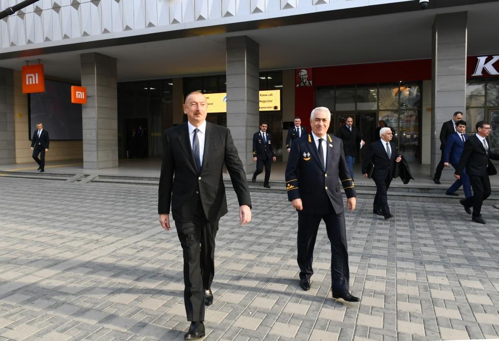 President Ilham Aliyev inaugurates Pirshaghi railway Station (PHOTO)