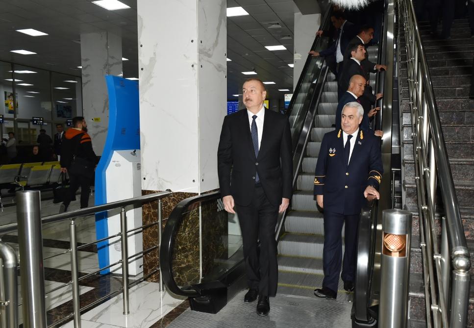 President Ilham Aliyev inaugurates Pirshaghi railway Station (PHOTO)