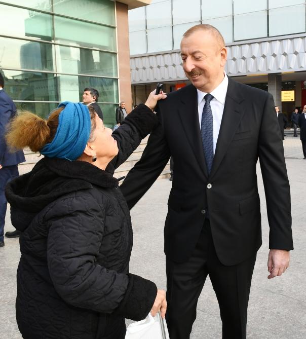 President Ilham Aliyev inaugurates Pirshaghi railway Station (PHOTO)