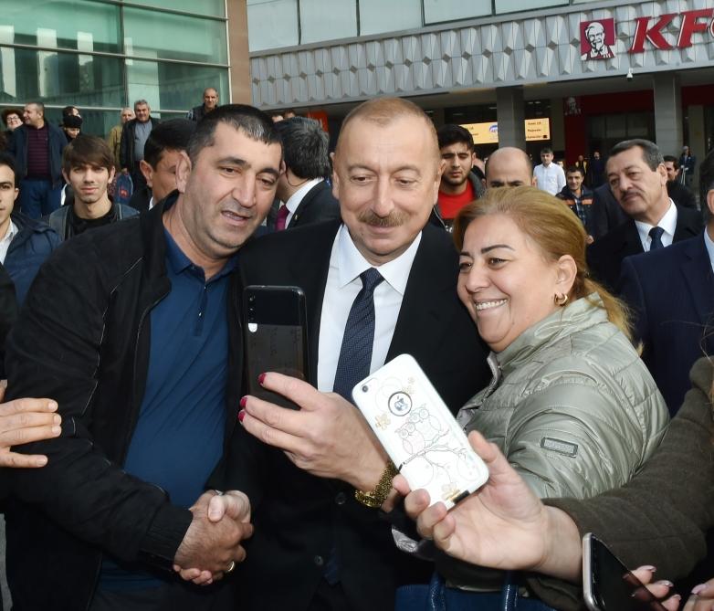 President Ilham Aliyev inaugurates Pirshaghi railway Station (PHOTO)