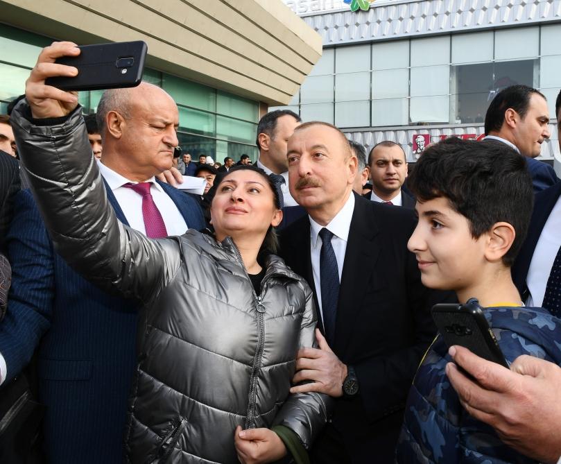 President Ilham Aliyev inaugurates Pirshaghi railway Station (PHOTO)
