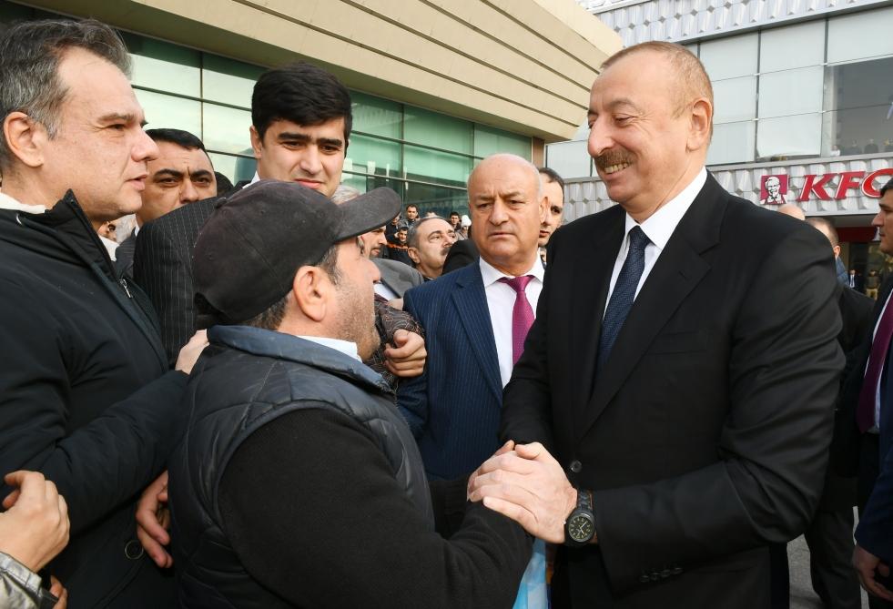 President Ilham Aliyev inaugurates Pirshaghi railway Station (PHOTO)