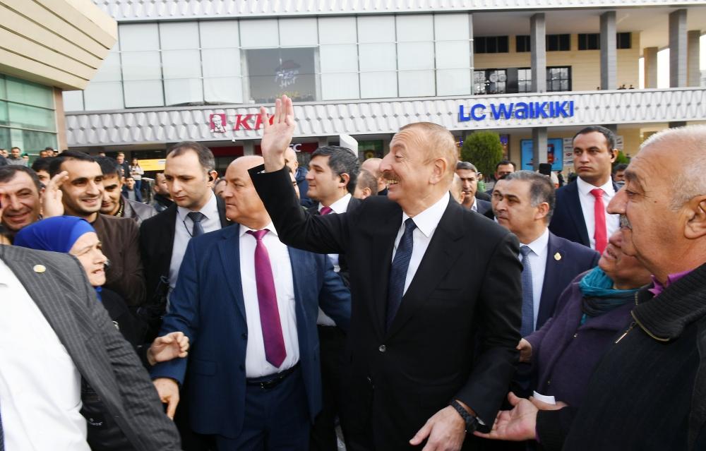 President Ilham Aliyev inaugurates Pirshaghi railway Station (PHOTO)