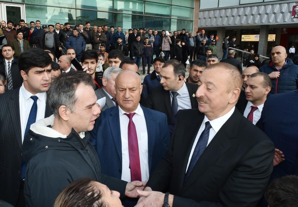 President Ilham Aliyev inaugurates Pirshaghi railway Station (PHOTO)