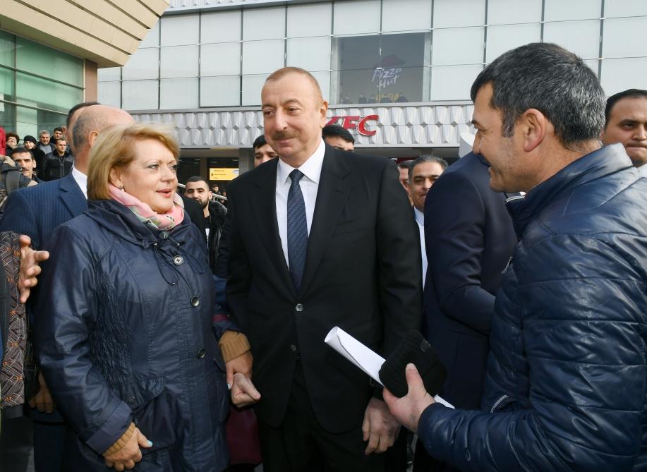 President Ilham Aliyev inaugurates Pirshaghi railway Station (PHOTO)