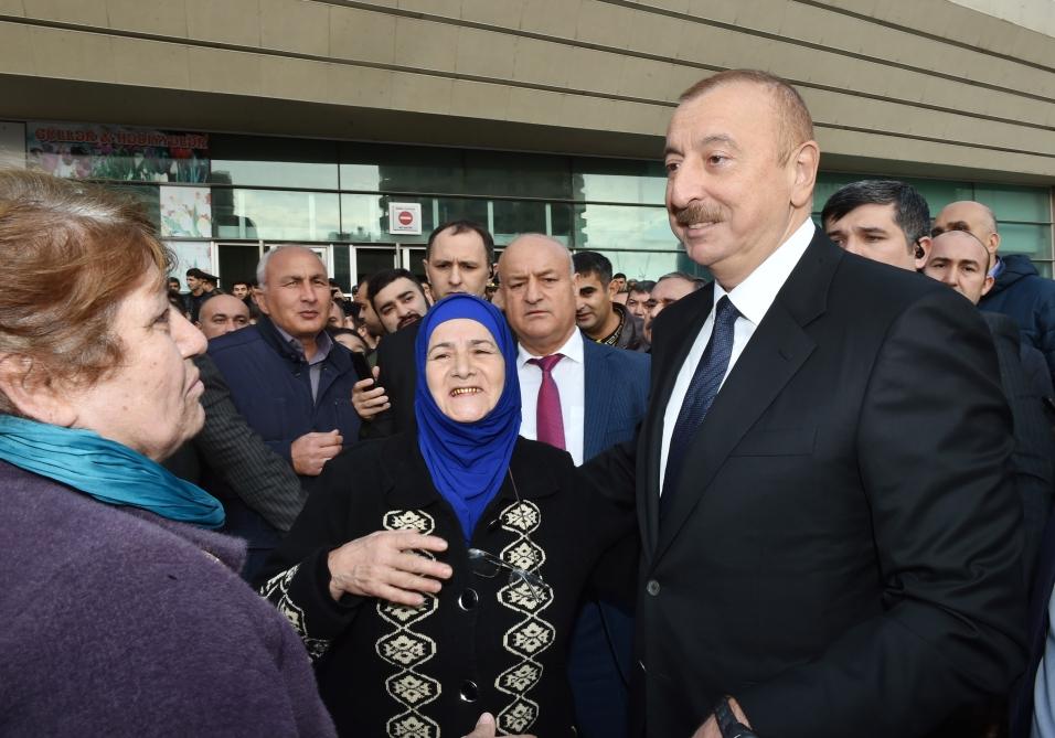 President Ilham Aliyev inaugurates Pirshaghi railway Station (PHOTO)