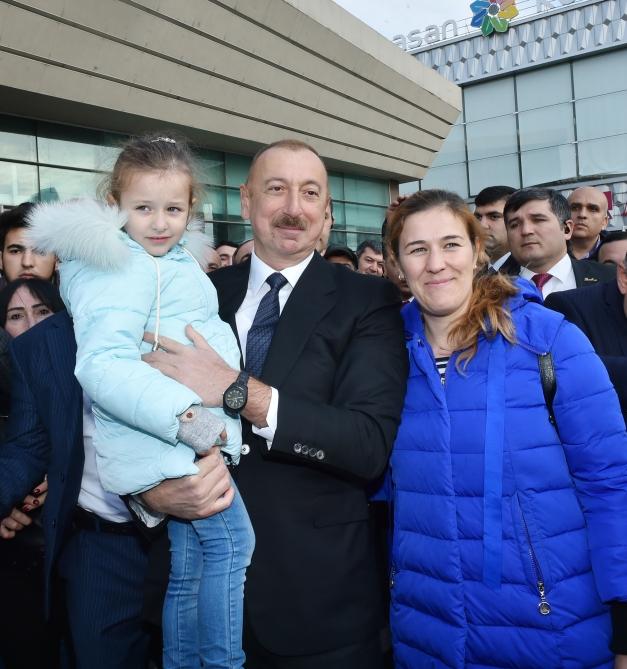 President Ilham Aliyev inaugurates Pirshaghi railway Station (PHOTO)