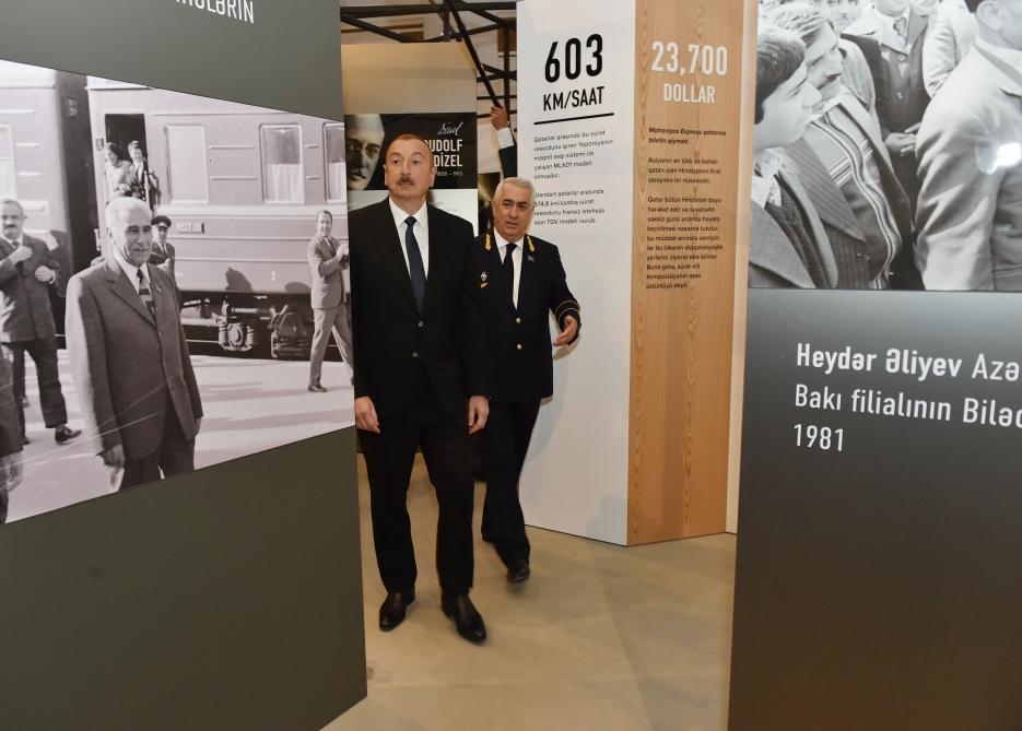 President Ilham Aliyev inaugurates Pirshaghi railway Station (PHOTO)
