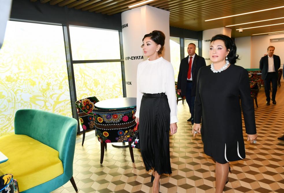 First Vice-President Mehriban Aliyeva visited Gymnastics Center in Luzhniki Olympic Complex (PHOTO)