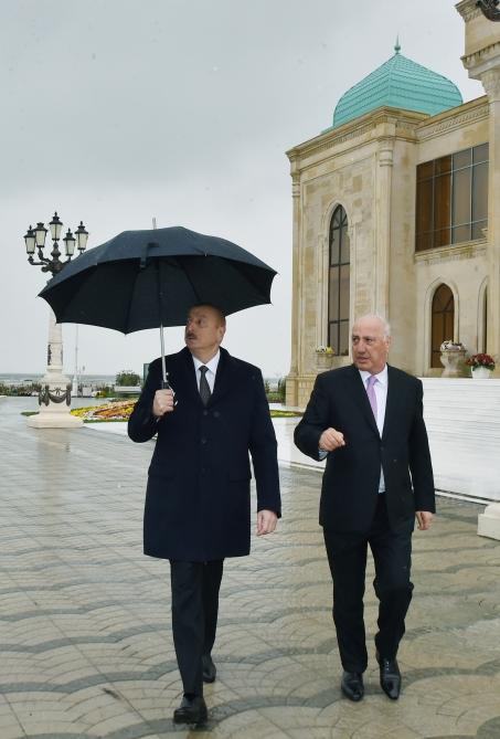 Azerbaijani president inaugurates Sumgayit Mugham Center (PHOTO)
