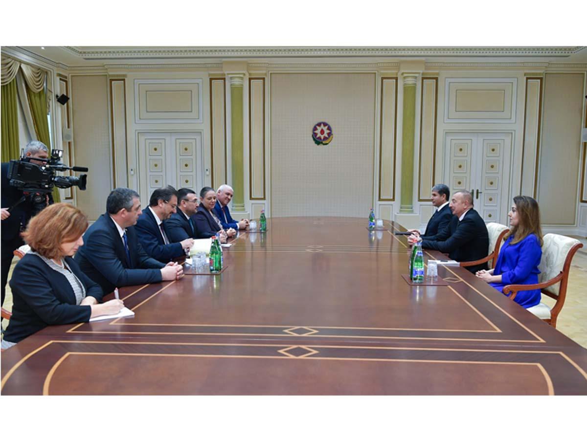 President Ilham Aliyev receives delegation led by Bulgarian interior minister