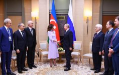 First Vice-President Mehriban Aliyeva met with Russian President Vladimir Putin (PHOTO)