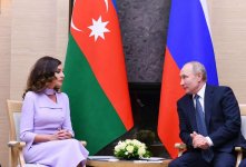 First Vice-President Mehriban Aliyeva met with Russian President Vladimir Putin (PHOTO)