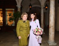 First Vice-President Mehriban Aliyeva had joint dinner with Chairperson of Federation Council of Federal Assembly of Russia (PHOTO)