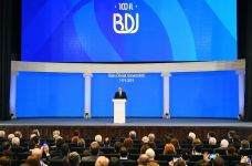 President Aliyev attends ceremony to mark 100th anniversary of Baku State University (PHOTO)