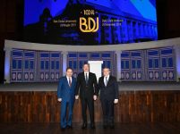 President Aliyev attends ceremony to mark 100th anniversary of Baku State University (PHOTO)