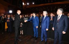 President Aliyev attends ceremony to mark 100th anniversary of Baku State University (PHOTO)