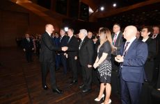 President Aliyev attends ceremony to mark 100th anniversary of Baku State University (PHOTO)