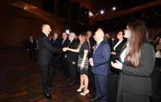 President Aliyev attends ceremony to mark 100th anniversary of Baku State University (PHOTO)