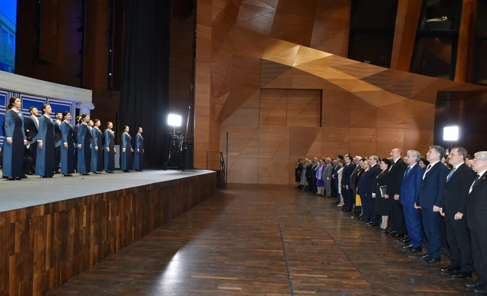 President Aliyev attends ceremony to mark 100th anniversary of Baku State University (PHOTO)