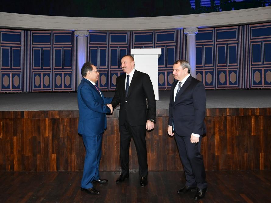 President Aliyev attends ceremony to mark 100th anniversary of Baku State University (PHOTO)