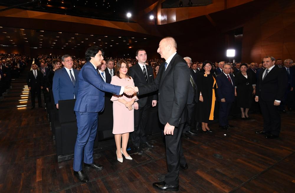 President Aliyev attends ceremony to mark 100th anniversary of Baku State University (PHOTO)