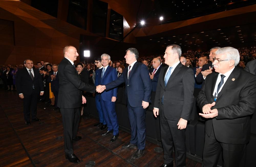 President Aliyev attends ceremony to mark 100th anniversary of Baku State University (PHOTO)