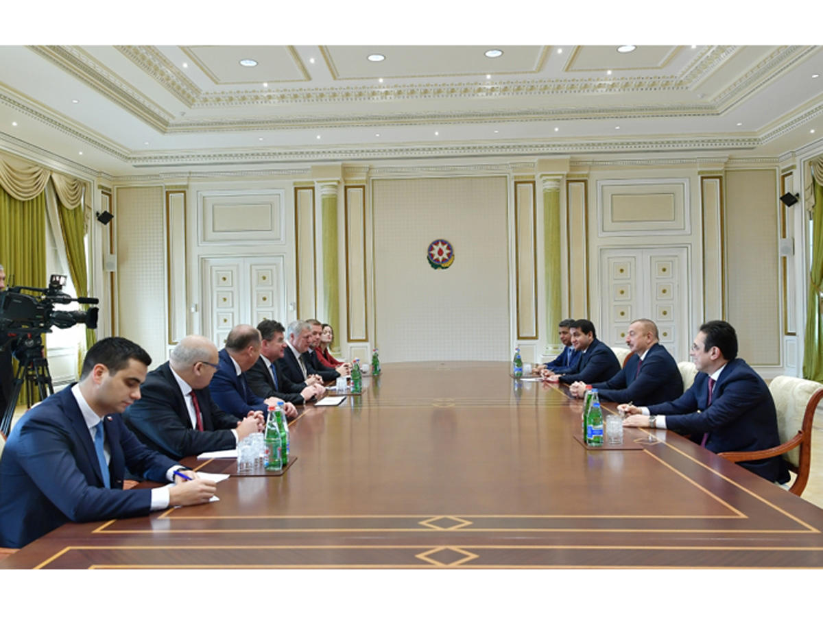 President Aliyev receives delegation led by Slovak Minister of Foreign and European Affairs (PHOTO)