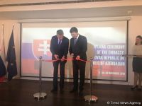 FM: Opening ceremony of Slovakia’s embassy to strengthen relations with Azerbaijan (PHOTO)