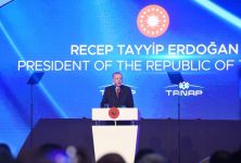 Azerbaijani president attends TANAP-Europe connection opening ceremony in Turkey’s Edirne (PHOTO)