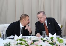 President Ilham Aliyev attends reception for participants of opening ceremony of TANAP-Europe connection (PHOTO)