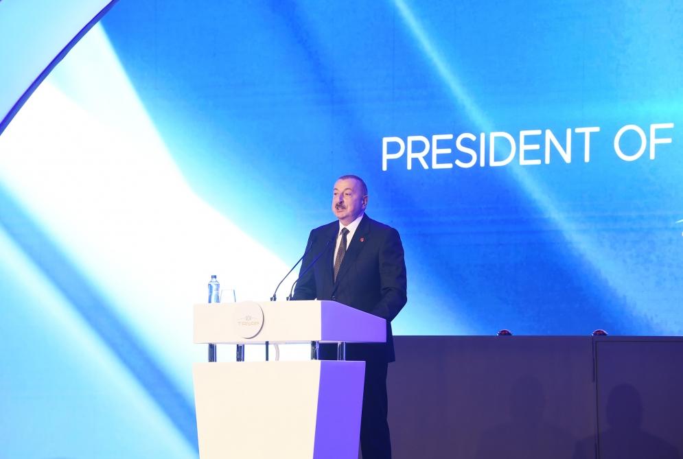Azerbaijani president attends TANAP-Europe connection opening ceremony in Turkey’s Edirne (PHOTO)
