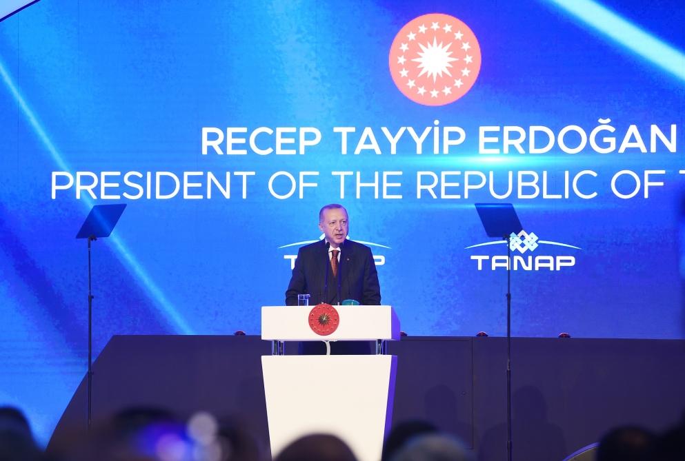 Azerbaijani president attends TANAP-Europe connection opening ceremony in Turkey’s Edirne (PHOTO)