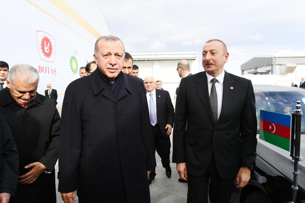 Azerbaijani president attends TANAP-Europe connection opening ceremony in Turkey’s Edirne (PHOTO)